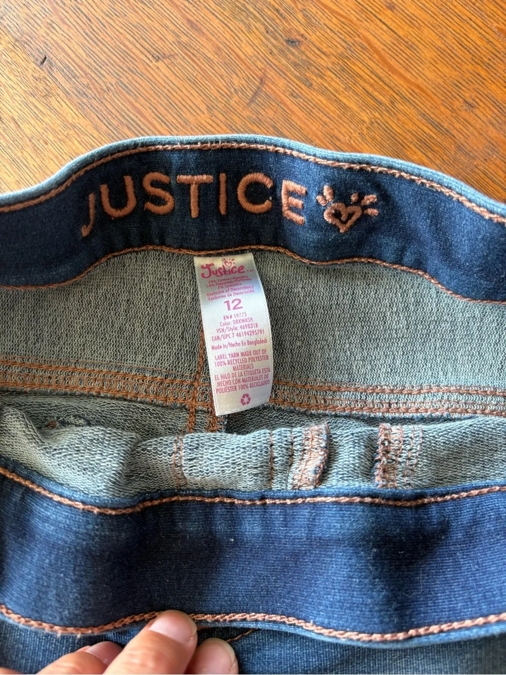 Justice Jeggings size 12